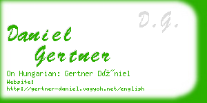 daniel gertner business card